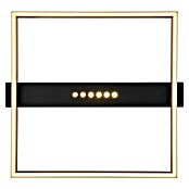 Globo LED-Deckenleuchte Luffy (24 W, Schwarz/Gold, Warmweiß, L x B x H: 43 x 39,2 x 6,9 cm) | BAUHAUS