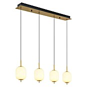 Globo LED-Pendelleuchte Ewald (20 W, Warmweiß, Weiß, Ø x H: 13,5 x 220 cm, 4 Stk.) | BAUHAUS