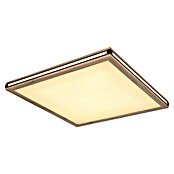 Globo LED-Deckenleuchte Carla (24 W, Warmweiß, Holzoptik, L x B x H: 60 x 60 x 7,5 cm) | BAUHAUS