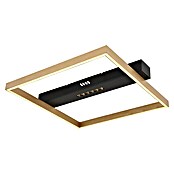 Globo LED-Deckenleuchte Luffy (24 W, Schwarz/Gold, Warmweiß, L x B x H: 43 x 39,2 x 6,9 cm) | BAUHAUS