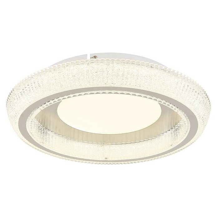 Globo Okrugla stropna LED svjetiljka Sharper  (36 W, Bijela, Topla bijela, Ø x V: 400 x 85 mm) | BAUHAUS