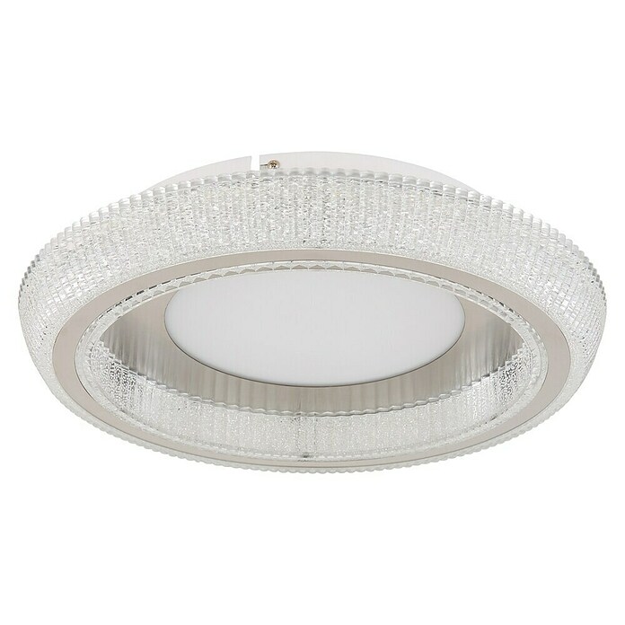 Globo Okrugla stropna LED svjetiljka Sharper  (36 W, Bijela, Topla bijela, Ø x V: 400 x 85 mm) | BAUHAUS