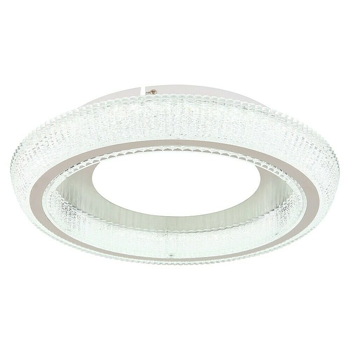 Globo Okrugla stropna LED svjetiljka Sharper  (36 W, Bijela, Topla bijela, Ø x V: 400 x 85 mm) | BAUHAUS