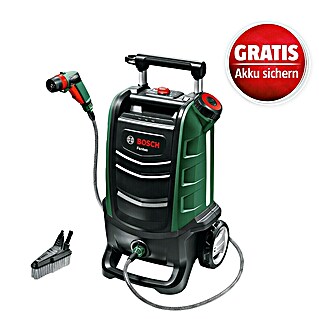 Bosch Power for All 18V Akku-Hochdruckreiniger Fontus (18 V, Ohne Akku, Max. Druck: 20 bar, Fördermenge: 126 l/h)