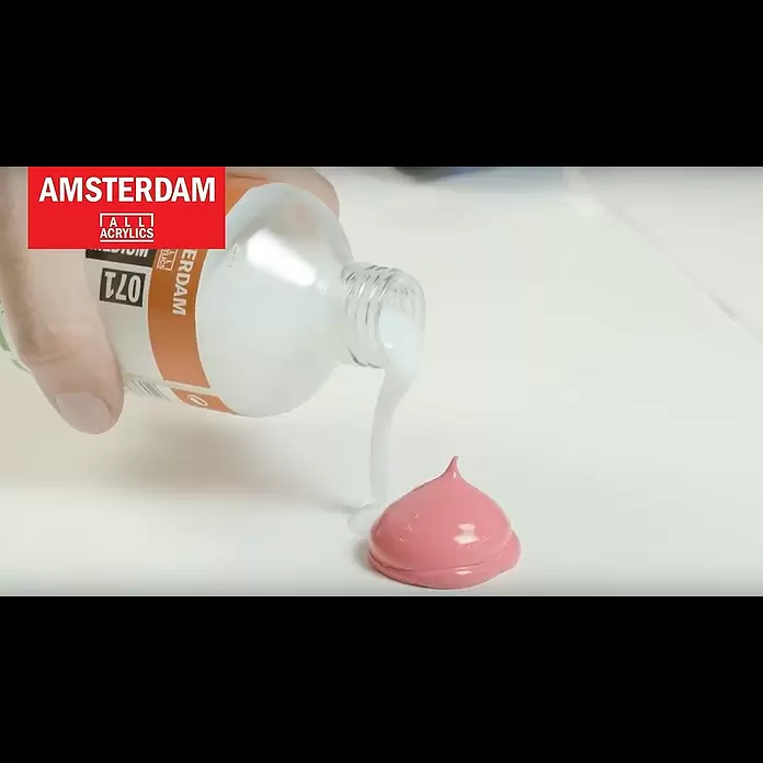 Talens Amsterdam Pintura acrílica Standard - Azul brillo, 120 ml, Tubo - Making gradients with Amsterdam Acrylics Retarder and Slow Drying Medium