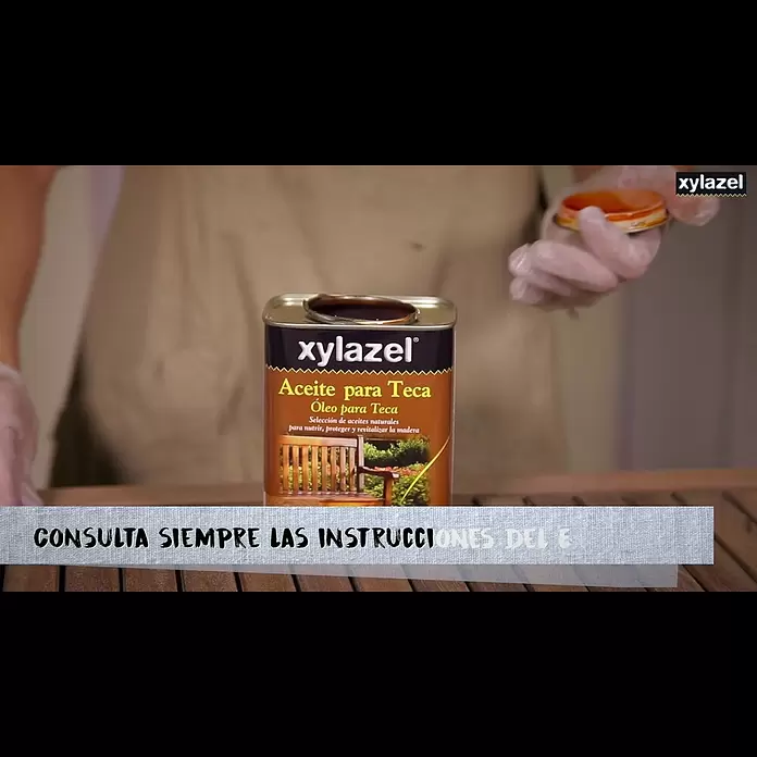 Xylazel Aceite para teca Clásico - 2,5 l, Incoloro - Cmo proteger muebles de teca en exterior