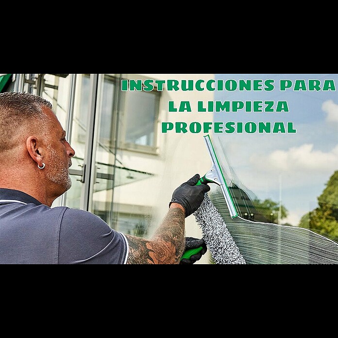 Unger Limpiador de cristales UniTec (Ancho: 30 cm, Plástico/goma/aluminio) | BAUHAUS