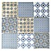 Mosaikfliese Quadrat Classico Mix 