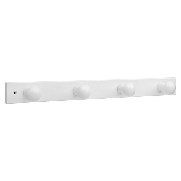 Inofix Perchero 3774 (L x An x Al: 48,8 x 5 x 7,1 cm, Número de ganchos: 4 ud., Blanco) | BAUHAUS