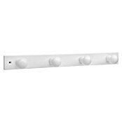 Inofix Perchero 3774 (L x An x Al: 48,8 x 5 x 7,1 cm, Número de ganchos: 4 ud., Blanco) | BAUHAUS