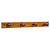 Inofix Perchero 3774 (L x An x Al: 48,8 x 5 x 7,1 cm, Número de ganchos: 4 ud., Miel) | BAUHAUS