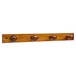 Inofix Perchero 3774 (L x An x Al: 48,8 x 5 x 7,1 cm, Número de ganchos: 4 ud., Miel)