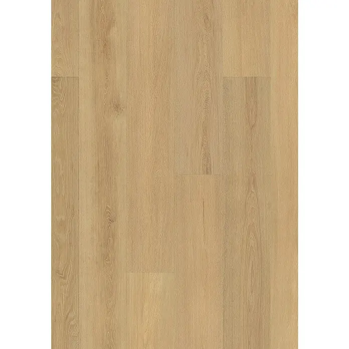 Krono Original Laminat Altitude - Honey Montreux Oak, Landhausdiele, 2.003 x 245 x 12 mm - Nahaufnahme von hellem Laminatboden, der die natürliche Holzmaserung und die warmen Farbtöne des Materials hervorhebt.