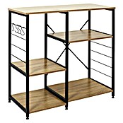 Mueble auxiliar Bristot Indus (Negro/Roble) | BAUHAUS