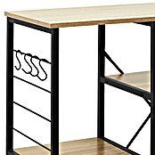 Mueble auxiliar Bristot Indus (Negro/Roble) | BAUHAUS