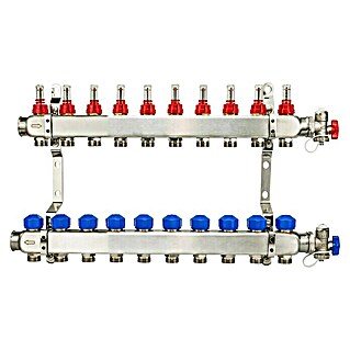 Schlösser Verteiler (59 x 26 x 7 cm, Anzahl Anschlüsse: 10 Stk.)