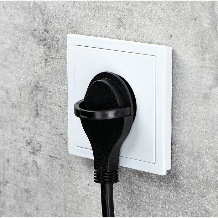 UniTEC Einbausteckdose Tischsteckdose mit USB C (Schwarz, Silber, Kabellänge: 1,5 m) | BAUHAUS