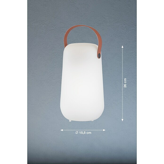 FHL easy Akku-Tischleuchte COLLGAR (0,5 W, L x B x H: 15,5 x 15,5 x 26 cm, Weiß, RGB) | BAUHAUS