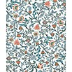 Marburg Heritage Vliestapete Blumenallover (Blau, Floral, 10,05 x 0,53 m) | BAUHAUS
