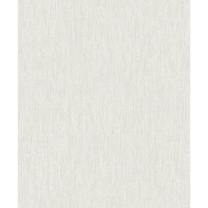 Marburg Heritage Vliestapete Textil-Optik - Weiß/Beige, Uni, 10,05 x 0,53 m - Beige Textur mit Leinwandbindung, ideal für Hintergründe, Stoffmuster oder subtile Designelemente.