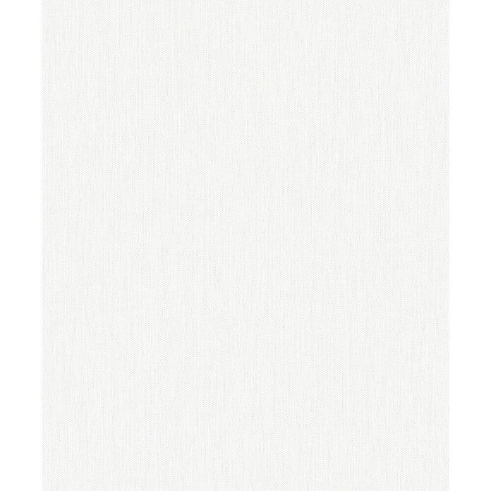 Marburg Heritage Vliestapete Textil-Optik (Weiß/Grau, Uni, 10,05 x 0,53 m)