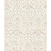 Marburg Heritage Vliestapete Allover mit Tieren & Blumen (Grau/Beige, Floral, 10,05 x 0,53 m) | BAUHAUS