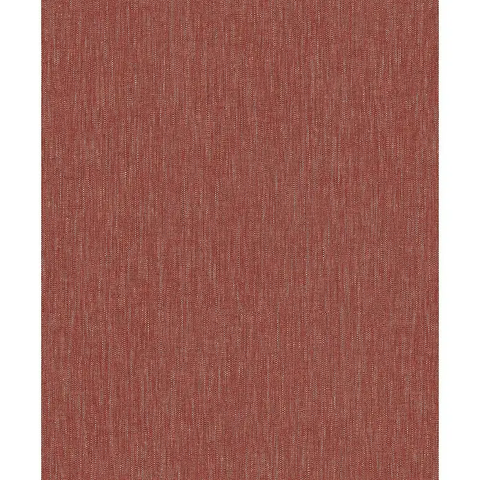 Marburg Heritage Vliestapete Textil-Optik - Rot, Uni, 10,05 x 0,53 m - Nahaufnahme eines rot-braunen Textilgewebes mit feiner Textur und subtilen Mustern, ideal für Polster- und Dekorationsprojekte.