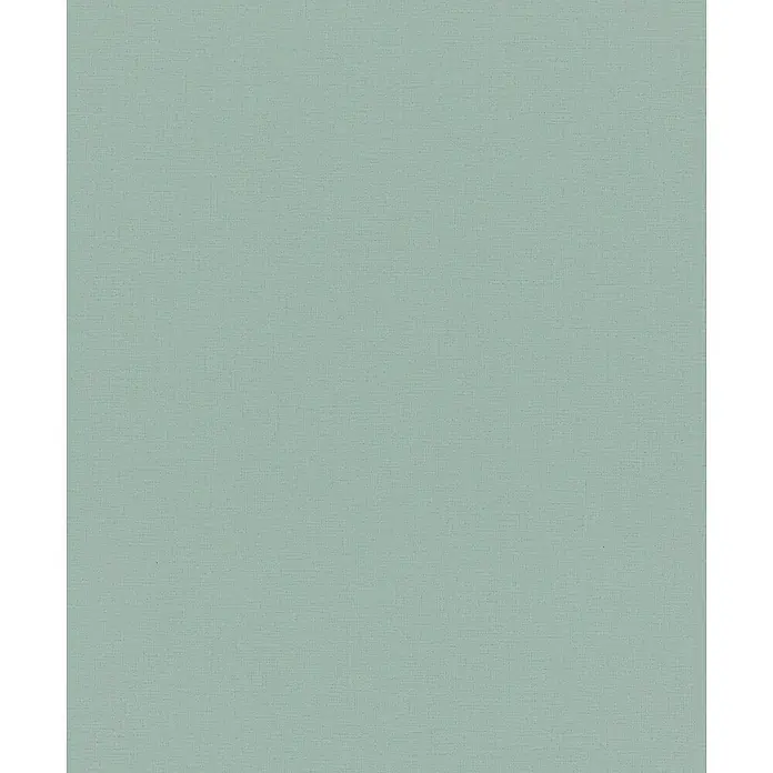 Glööckler Pompöös Provence Vliestapete - Grün, Uni, 10,05 x 0,53 m - Ein ruhiger, texturierter Hintergrund in einem sanften Mintgrün, ideal für eine Vielzahl von Designprojekten und visuellen Darstellungen.