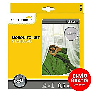 Schellenberg Mosquito Net Mosquitera Standard (An x Al: 200 x 85 cm, Blanco, Montaje de la mosquitera: Colgar)