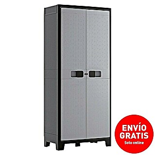 Regalux Space Line Armario de PVC (L x An x Al: 44 x 80 x 182 cm, Carga límite balda: 30 kg)