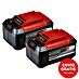 Einhell Power X-Change 18V Set de baterías TwinPack 