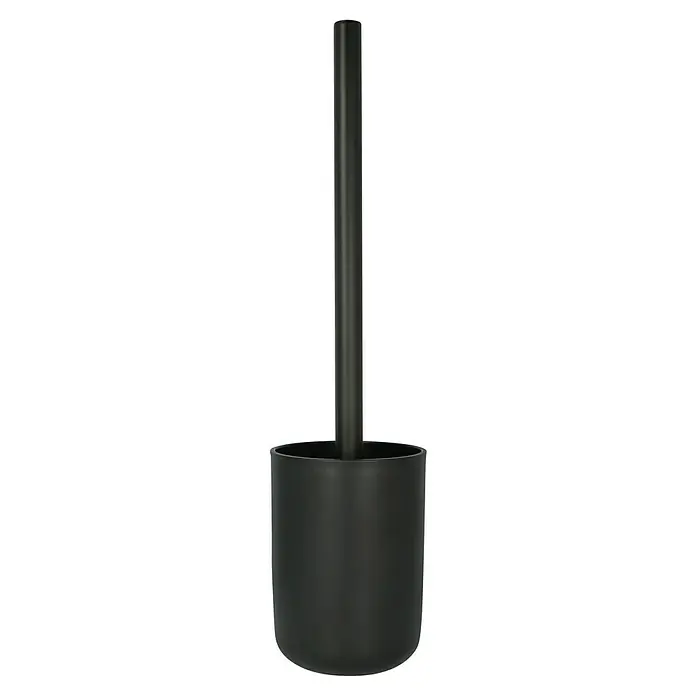 Bad-Accessoire-Set Today 1 - 4 -tlg., Schwarz - Eine schwarze WC-Bürste mit Halter. Das schlichte Design passt gut in jedes Badezimmer und sorgt für Hygiene.