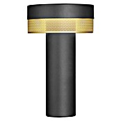 Hell Akku-Tischleuchte Mesh (1,8 W, Schwarz-Gold, Warmweiß) | BAUHAUS