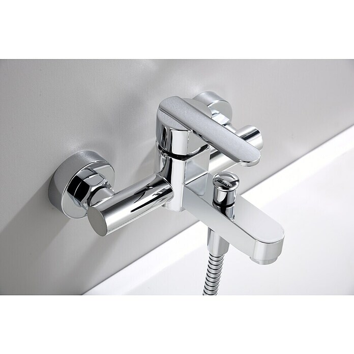 Imex Roma Grifo monomando de bañera (Cromo, Brillante) | BAUHAUS
