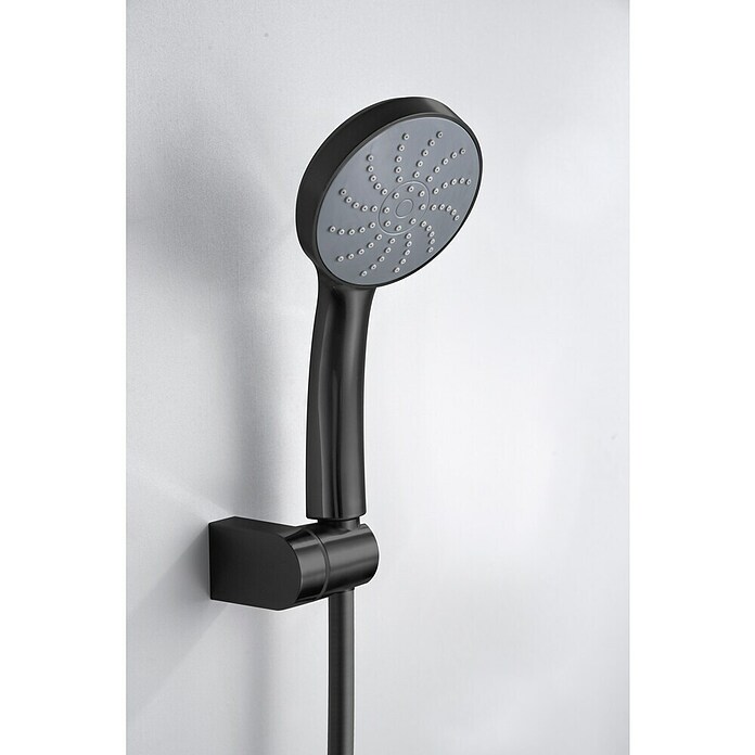 Imex Roma Grifo monomando de bañera (Negro, Mate) | BAUHAUS