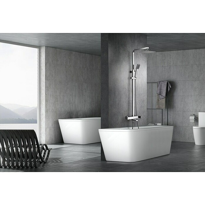 Imex Fiyi Sistema de ducha y bañera (Grifo monomando, Cromo) | BAUHAUS
