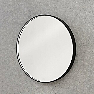 Camargue Lichtspiegel Alu (Durchmesser: 70 cm, Schwarz)