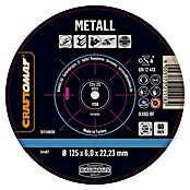 Craftomat Rezna ploča za metal A30Q-BF  (Prikladno za: Metal, Promjer rezne ploče: 125 mm, Debljina plohe: 6 mm) | BAUHAUS