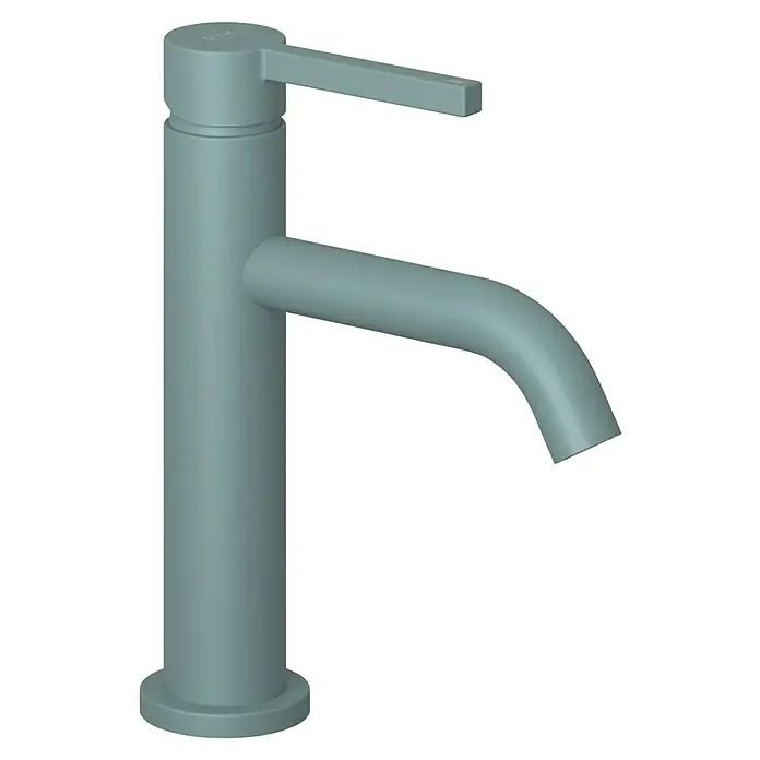 RAK Ceramics Feeling Waschtischarmatur - Teal Blue, Matt, Pulverbeschichtet - Moderne, mintfarbene Armatur für das Waschbecken. Stilvolles Design mit geraden Linien und einem minimalistischen Griff für ein modernes Badezimmer.