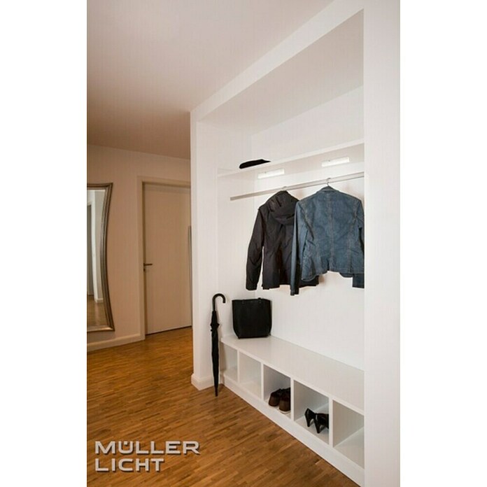 Müller-Licht LED-Unterbauleuchte Unilex 30 white (5 W, Ein-/Ausschalter, L x B x H: 31 x 3,5 x 5,6 cm, Weiß)