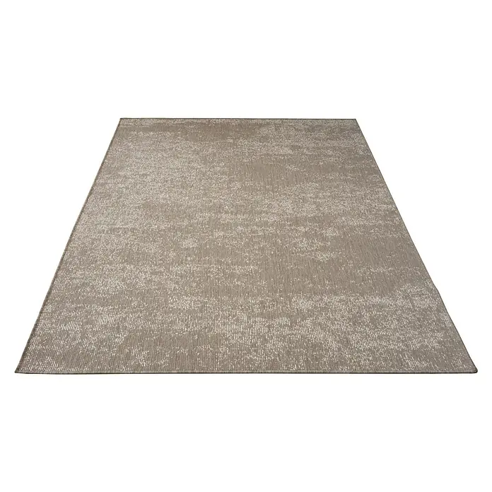 Alfombra exterior reversible Antique - Beige, 230 x 160 cm, Polipropileno - Alfombra gris con patrón abstracto, ideal para espacios de vida modernos, ofreciendo confort y estilo.
