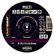Craftomat Rezni disk AC60Q-BFB Multi  (Ø x D: 125 x 1 mm) | BAUHAUS