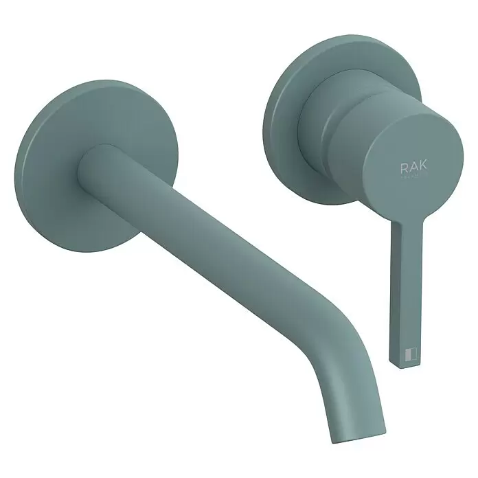 RAK Ceramics Feeling WaschtischarmaturTeal Blue, Matt, Ausladung Armatur: 220 mm