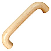 Nesu Tirador para muebles 411BB (Distancia entre orificios: 96 mm, L x An x Al: 11 x 1,4 x 3 cm, Madera, Barnizado)