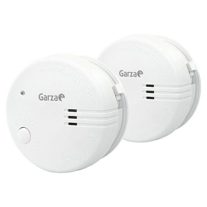 Garza Detector de humo Mini (Diámetro: 7,2 cm, Señal de alarma: 85 dB, 2 ud.) | BAUHAUS