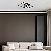 Globo LED stropna svjetiljka Bard  (15 W, D x Š x V: 42 x 31 x 8 cm, Smeđa, Topla bijela) | BAUHAUS