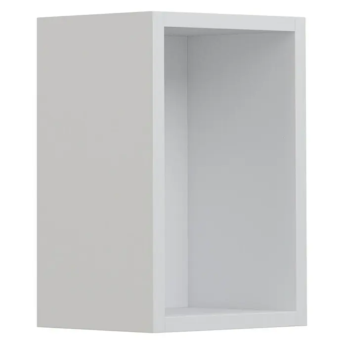 Camargue Espacio Modulregal - 20 x 17 x 30 cm, Weiß - Weißes, offenes Wandregal zur Aufbewahrung und Präsentation von Gegenständen. Vielseitig einsetzbar im ganzen Haus.