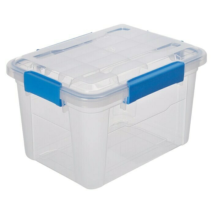 Aufbewahrungsbox Wasserdicht (L x B x H: 38,2 x 28,8 x 24,3 cm, Kunststoff, Transparent) | BAUHAUS