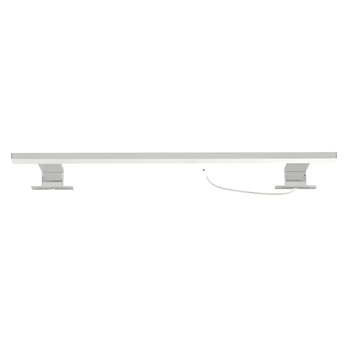 Camargue Espacio LED-Aufsatzleuchte Lisa10 W, Chrom - Silberner Gepäckträger mit Befestigungen, ideal für Autodachmontage. Robust und langlebig für sicheren Transport von Lasten.