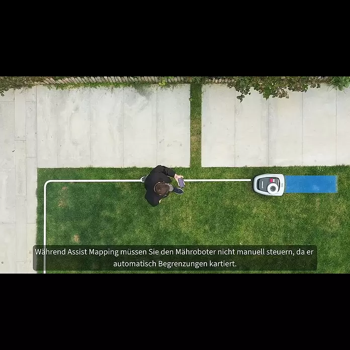 Segway Mähroboter Navimow i105E - 500 m², Schnittbreite: 18 cm, Satellitengestützte Navigation, RTK - KI unterstutzt Katierung